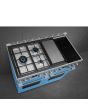 Smeg CPF120IGMPT 120cm Portofino Dual Fuel Range Cooker, Turquoise