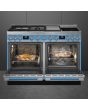 Smeg CPF120IGMPT 120cm Portofino Dual Fuel Range Cooker, Turquoise