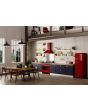 Smeg CPF9GPR 90cm Portofino Dual Fuel Range Cooker, Red