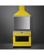 Smeg CPF9GPYW 90cm Portofino Dual Fuel Range Cooker, Yellow
