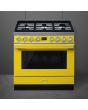 Smeg CPF9GPYW 90cm Portofino Dual Fuel Range Cooker, Yellow
