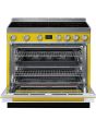 Smeg CPF9IYW 90cm Portofino Electric Range Cooker, Yellow