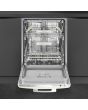 Smeg DIFABCR 60cm 50s Style Built-In Dishwasher, Cream