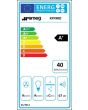 Smeg KPF9RD 90cm Portofino Chimney Hood, Red