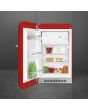 Smeg FAB10LRD5 55cm Fridge with Icebox Left Hand Hinge, Red