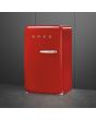 Smeg FAB10LRD5 55cm Fridge with Icebox Left Hand Hinge, Red