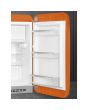 Smeg FAB10ROR5 55cm Fridge with Icebox Right Hand Hinge, Orange