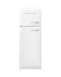 Smeg FAB30LWH5UK 60cm 50s Style Left Hand Hinge Fridge over No Frost Freezer