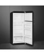 Smeg FAB30RBL5UK 60cm 50s Style Right Hand Hinge Freezer over Fridge, Black