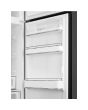Smeg FAB30RBL5UK 60cm 50s Style Right Hand Hinge Freezer over Fridge, Black