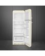 Smeg FAB30RCR5UK 60cm 50s Style Right Hand Hinge Freezer over Fridge, Cream