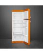 Smeg FAB30ROR5 60cm 50s Style Right Hand Hinge Freezer over Fridge, Orange