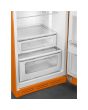 Smeg FAB30ROR5 60cm 50s Style Right Hand Hinge Freezer over Fridge, Orange