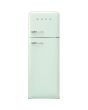 Smeg FAB30RPG5UK 60cm 50s Style Right Hand Hinge Freezer over Fridge, Pastel