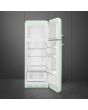 Smeg FAB30RPG5UK 60cm 50s Style Right Hand Hinge Freezer over Fridge, Pastel