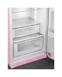 Smeg FAB30RPK5 60cm 50s Style Right Hand Hinge Freezer over Fridge, Pink