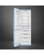 Smeg FAB32LPB5UK 60cm 50s Style Left Hand Hinge Fridge Freezer, Pastel Blue