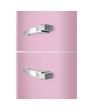 Smeg FAB32LPK5 60cm 50s Style Left Hand Hinge Fridge over Freezer, Pink