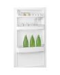 Smeg FAB32LPK5 60cm 50s Style Left Hand Hinge Fridge over Freezer, Pink