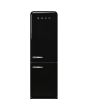 Smeg FAB32RBL5UK 60cm 50s Style Right Hand Hinge Fridge Freezer, Black