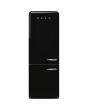 Smeg FAB38LBL5 70cm 50s Style Left Hand Hinge Fridge Freezer, Black