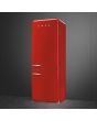 Smeg FAB38RRD5 70cm 50s Style Right Hand Hinge Fridge Freezer, Red