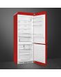 Smeg FAB38RRD5 70cm 50s Style Right Hand Hinge Fridge Freezer, Red