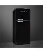 Smeg FAB50RBL5 80.4cm 50s Style Right Hand Hinge Fridge Freezer, Black
