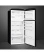 Smeg FAB50RBL5 80.4cm 50s Style Right Hand Hinge Fridge Freezer, Black