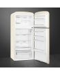 Smeg FAB50RCR5 80.4cm 50s Style Right Hand Hinge Fridge Freezer, Cream