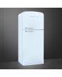 Smeg FAB50RPB5 80.4cm 50s Style Right Hand Hinge Fridge Freezer, Pastel Blue