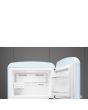 Smeg FAB50RPB5 80.4cm 50s Style Right Hand Hinge Fridge Freezer, Pastel Blue