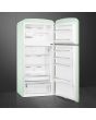 Smeg FAB50RPG5 80.4cm 50s Style Right Hand Hinge Fridge Freezer, Pastel Green