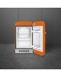 Smeg 40cm 50's Style Small Right Hand Hinged Minibar, Orange