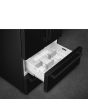 Smeg FQ55FNDF 84cm Two Door Two Drawer Fridge Freezer, Black