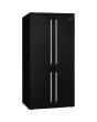 Smeg FQ960BL5 90cm Victoria Four Door Fridge Freezer, Black