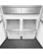 Smeg FQI60KD American Style Fridge Freezer - Dark Inox
