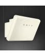 Smeg KFAB75CR 75cm 50s Style Retro Angled Hood, Cream