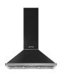 Smeg KPF9AN 90cm Portofino Chimney Hood, Anthracite