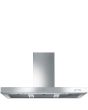Smeg KS110XE 110cm Symphony Chimney Hood, Stainless Steel
