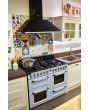 Smeg KT110BLE 110cm Victoria Chimney Hood, Black
