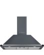 Smeg KT90GRE 90cm Victoria Chimney Hood, Slate Grey