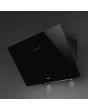 Smeg KV394N 90cm Angled Chimney Hood in Black Glass Auto Vent 2.0