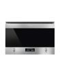 Smeg MP322X1 Classic 22 Litre Built In Microwave with Grill in Stainless Steel