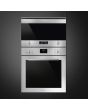 Smeg MP322X1 Classic 22 Litre Built In Microwave with Grill in Stainless Steel
