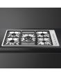 Smeg PGF95-4 87cm Classic Gas Hob, Stainless Steel