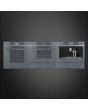 Smeg SF4104WMCS 45cm Linea Combi Micro with Vivo Touchscreen in Silver
