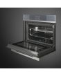 Smeg SF4104WMCS 45cm Linea Combi Micro with Vivo Touchscreen in Silver