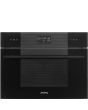 Smeg SO4102M1B3 45cm Linea Combi Microwave , Black
