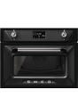 Smeg SO4902M1N 45cm Victoria Combi Microwave, Black